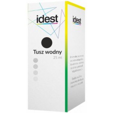 Tusz do pieczątek 25ml IDEST czarny